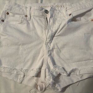 American Eagle Outfitters White Jean Shorts